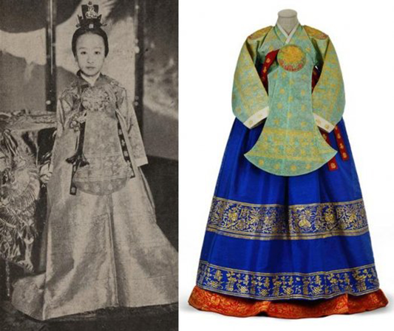 Trang phục Hanbok truyền thống Hàn Quốc SP000246  Trang Phục Biểu Diễn Ấn  Tượng