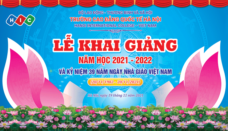Trường Cao đẳng Quốc tế Hà Nội: Chuẩn bị tổ chức Lễ khai giảng năm học 2021  - 2022 và Kỷ niệm ngày Nhà giáo Việt Nam » TRƯỜNG CAO ĐẲNG QUỐC TẾ HÀ NỘI