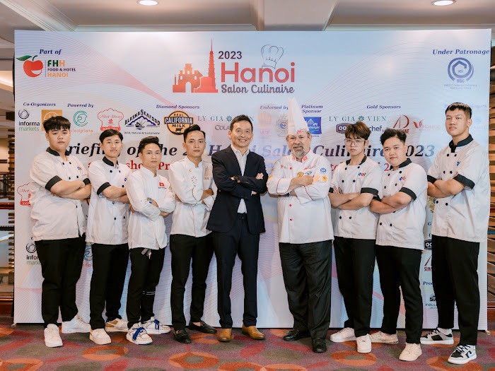 Những đầu bếp trẻ trường HIC ghi danh tại “The 2nd Hanoi Salon Culinaire”